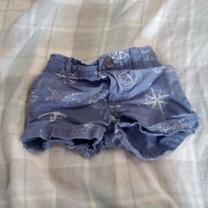 Adorable baby boy shorts three months old